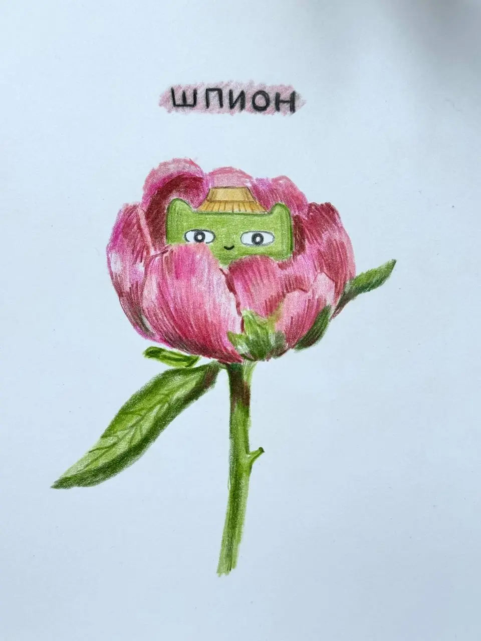 шПИОНская среда, мои чюваки! Скрываемся от рабочей хтони и маскируемся под позитивных людей 🤡
Отдельно радуюсь за себя, что продолжаю рисовать карандашами, хотя раньше меня это вообще не вдохновляло 💅... | Сетка — социальная сеть от hh.ru