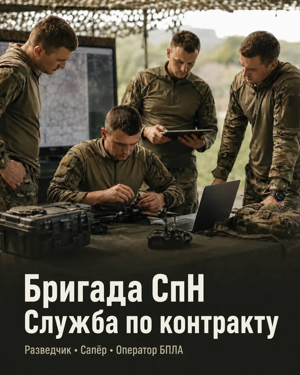1️⃣РАЗВЕДЧИК СНАЙПЕР,
2️⃣РАЗВЕДЧИК ПУЛЕМЁТЧИК,
3️⃣РАЗВЕДЧИК САПЁР,
4️⃣ОПЕРАТОР БПЛА,
5️⃣ИНЖЕНЕР БПЛА
От 240000₽/мес и единая выплата от 400000₽
Бригада СпН
• Москва
• Другое
• @deloriannnn
Полное опис... | Сетка — социальная сеть от hh.ru
