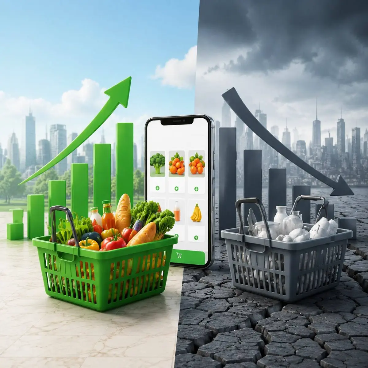 Эпоха взрывного роста e‑grocery закончилась | Сетка — социальная сеть от hh.ru