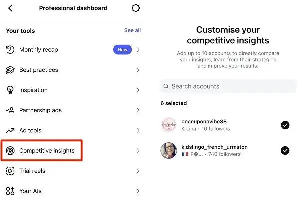 🎆#digest — Instagram* тестирует аналитику конкурентов
Meta* начала постепенно выкатывать новую функцию Competitive Insights для профессиональных аккаунтов в Instagram | Сетка — социальная сеть от hh.ru