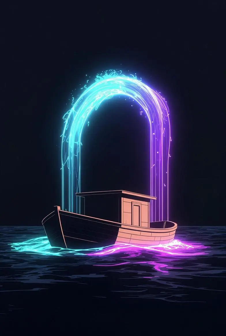 В английском Ноев ковчег — Noah’s Ark. Думаю: «арка, портал, переход в другой мир»
Официальная версия: ark — от латинского «arca», просто «ящик» или «сундук». Мол, большой деревянный контейнер плыл | Сетка — социальная сеть от hh.ru