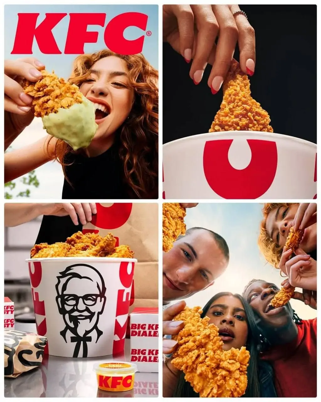 KFC обновился: встречайте «ведёрочную вселенную» 🍗
Красный с белым и полковник Сандерс никуда не делись, но теперь бренд заиграл по-новому | Сетка — социальная сеть от hh.ru