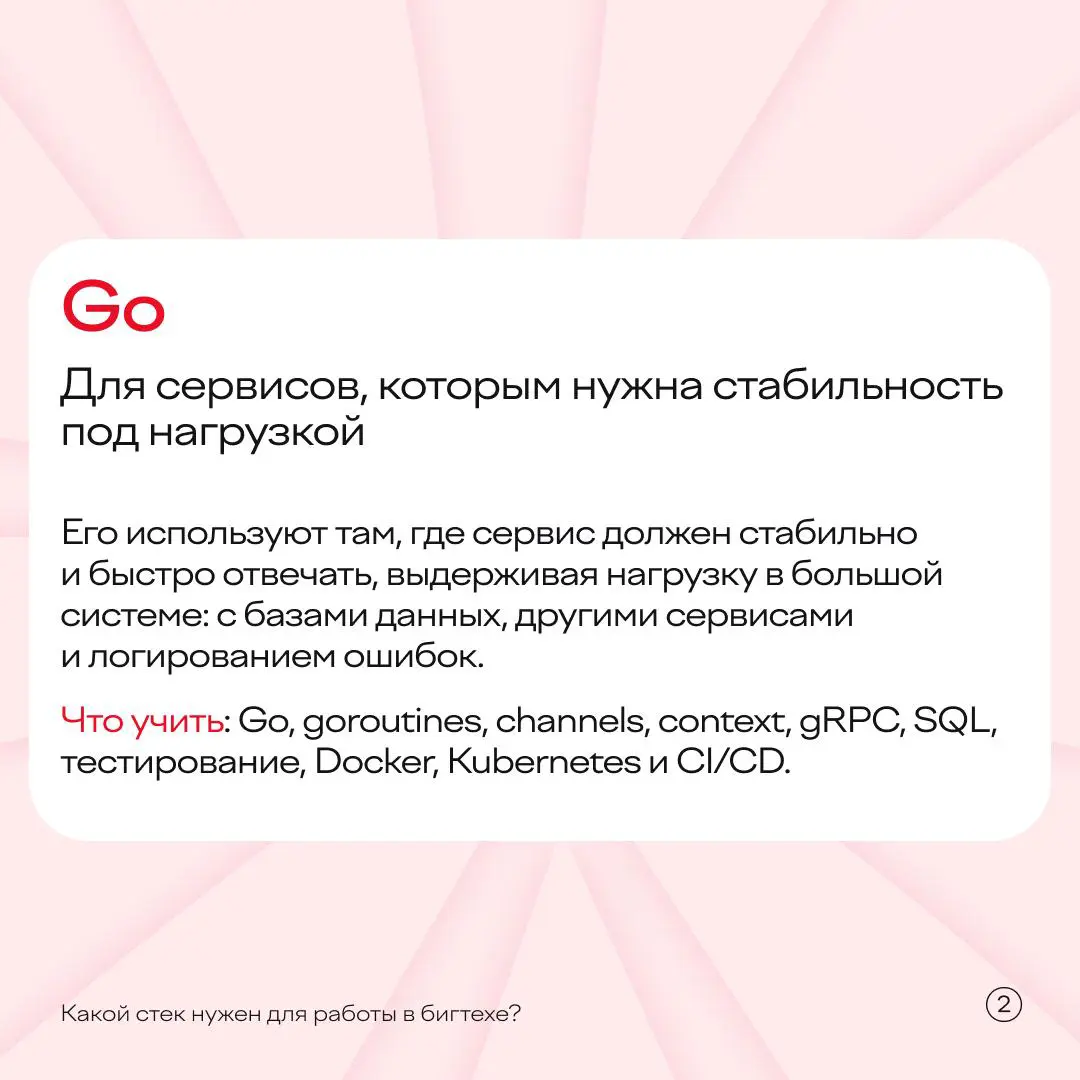 Хотите в большую технологическую команду? Начните со стека | Сетка — социальная сеть от hh.ru