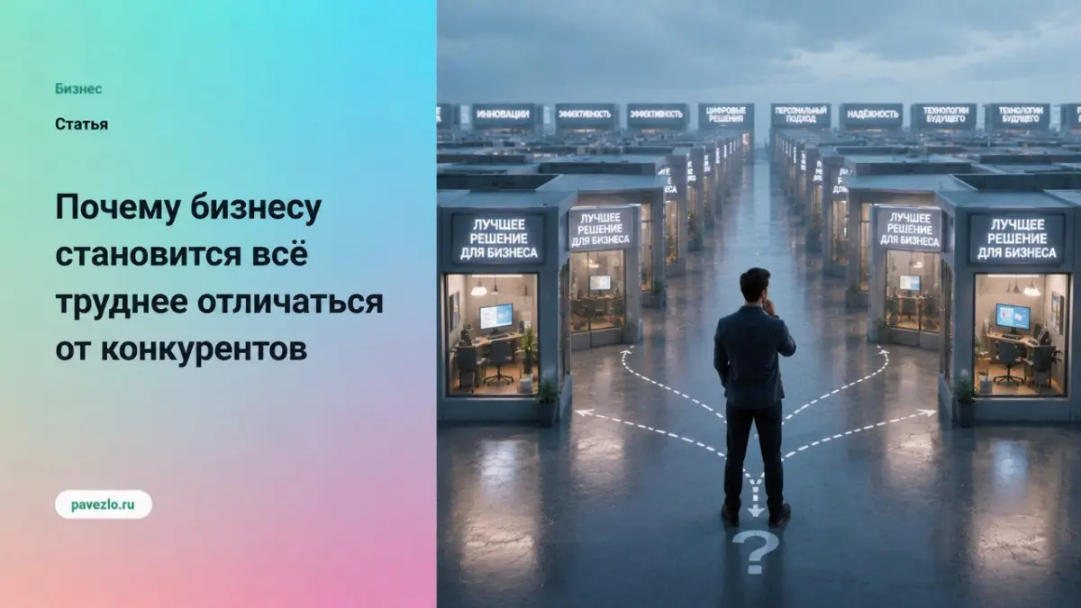 Почему бизнесу становится труднее отличаться от конкурентов | Сетка — социальная сеть от hh.ru