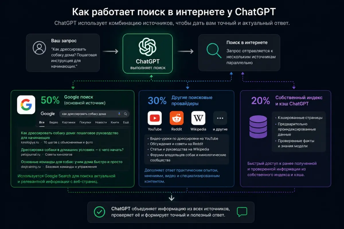 Есть ли свой индекс у ChatGPT и какого он размера?
Вообще не трогаем тему обучения моделей и ответ чисто из ее весов. Исключительно про поиск по базам URL | Сетка — социальная сеть от hh.ru