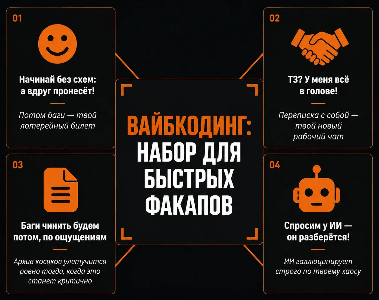 Вайбкодинг: что происходит через 3 месяца
Недавно увидел пост с говорящим названием: «Кодовая база выросла и Qwen3.6-27B начал множить проблемы» | Сетка — социальная сеть от hh.ru