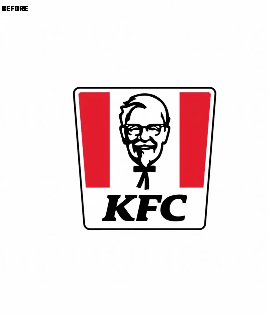 KFC провёл ребрендинг. Галстук-бабочка на логотипе больше не выглядит как маленькое тело полковника Сандерса | Сетка — социальная сеть от hh.ru