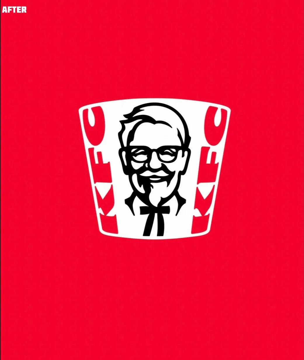 KFC провёл ребрендинг. Галстук-бабочка на логотипе больше не выглядит как маленькое тело полковника Сандерса | Сетка — социальная сеть от hh.ru