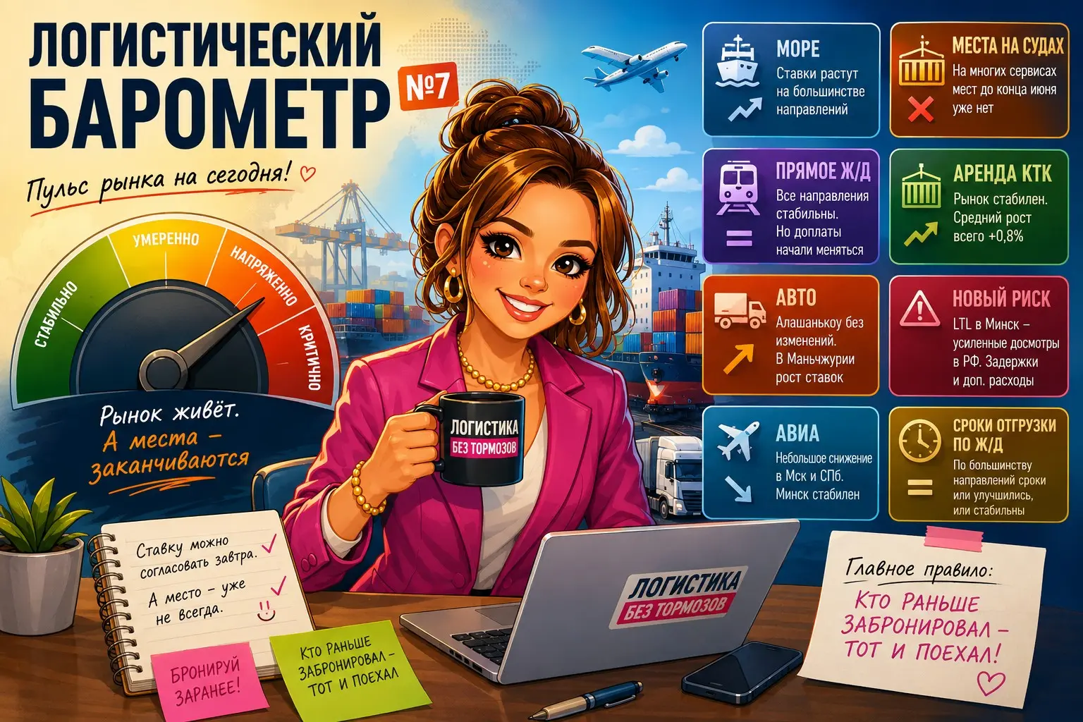 📊 Что сейчас важнее в логистике: ставка или место?
После очередного мониторинга рынка поймала себя на мысли, что главным ресурсом становится уже не цена | Сетка — социальная сеть от hh.ru