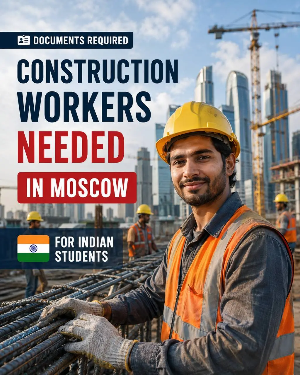 CONSTRUCTION WORKERS
От 100 000₽
Прямой работодатель
• Moscow, Russia
• Строительство
• +79161228368
Полное описание вакансии размещено в Телеграм и Макс. Переходите по ссылке в закрепленном сообщении | Сетка — социальная сеть от hh.ru