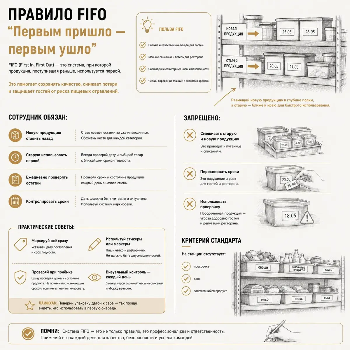 Правило FIFO: «Первым пришло — первым ушло» | Сетка — социальная сеть от hh.ru