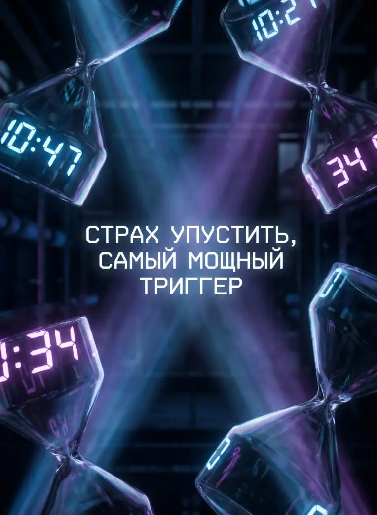 #какмыдумаем FOMO — страх упустить — один из самых мощных триггеров в маркетинге.
«Только до конца недели», «осталось 3 места», «цена повышается в пятницу» — всё это работает | Сетка — социальная сеть от hh.ru