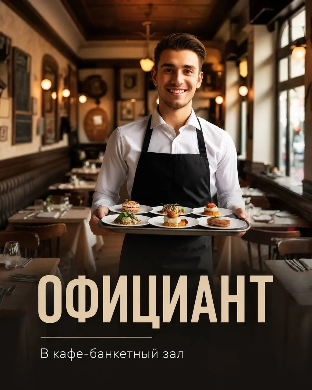 ОФИЦИАНТ
От 150 000₽
«Цвет миндаля»
• Москва, м. Новокосино, Носовихинское шоссе, 27
• Рестораны/Кафе
• +79260357913
Полное описание вакансии размещено в Телеграм и Макс | Сетка — социальная сеть от hh.ru