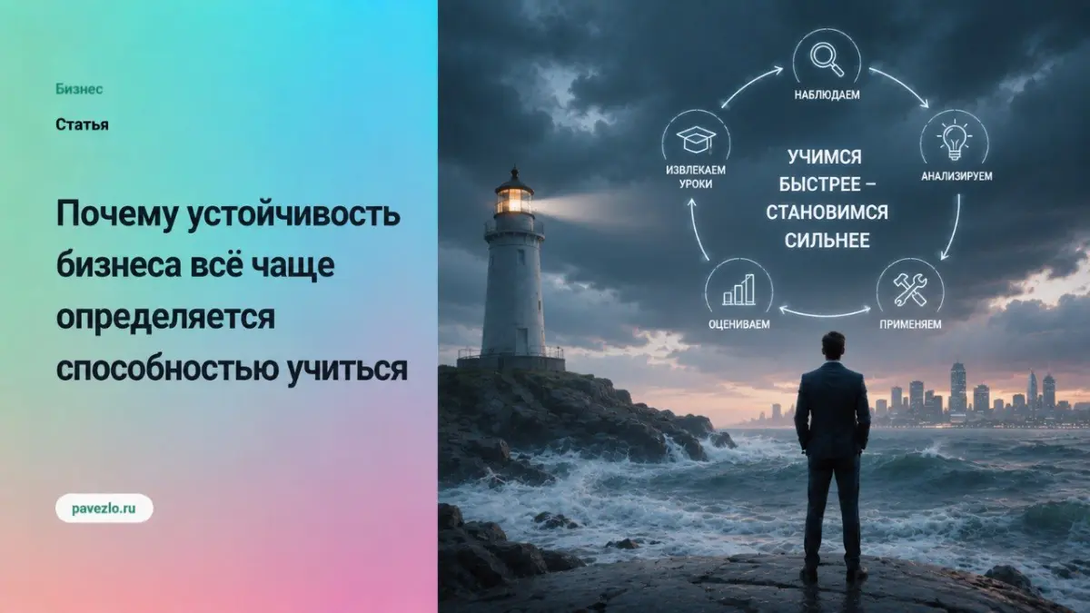 Устойчивость бизнеса определяется способностью учиться | Сетка — социальная сеть от hh.ru