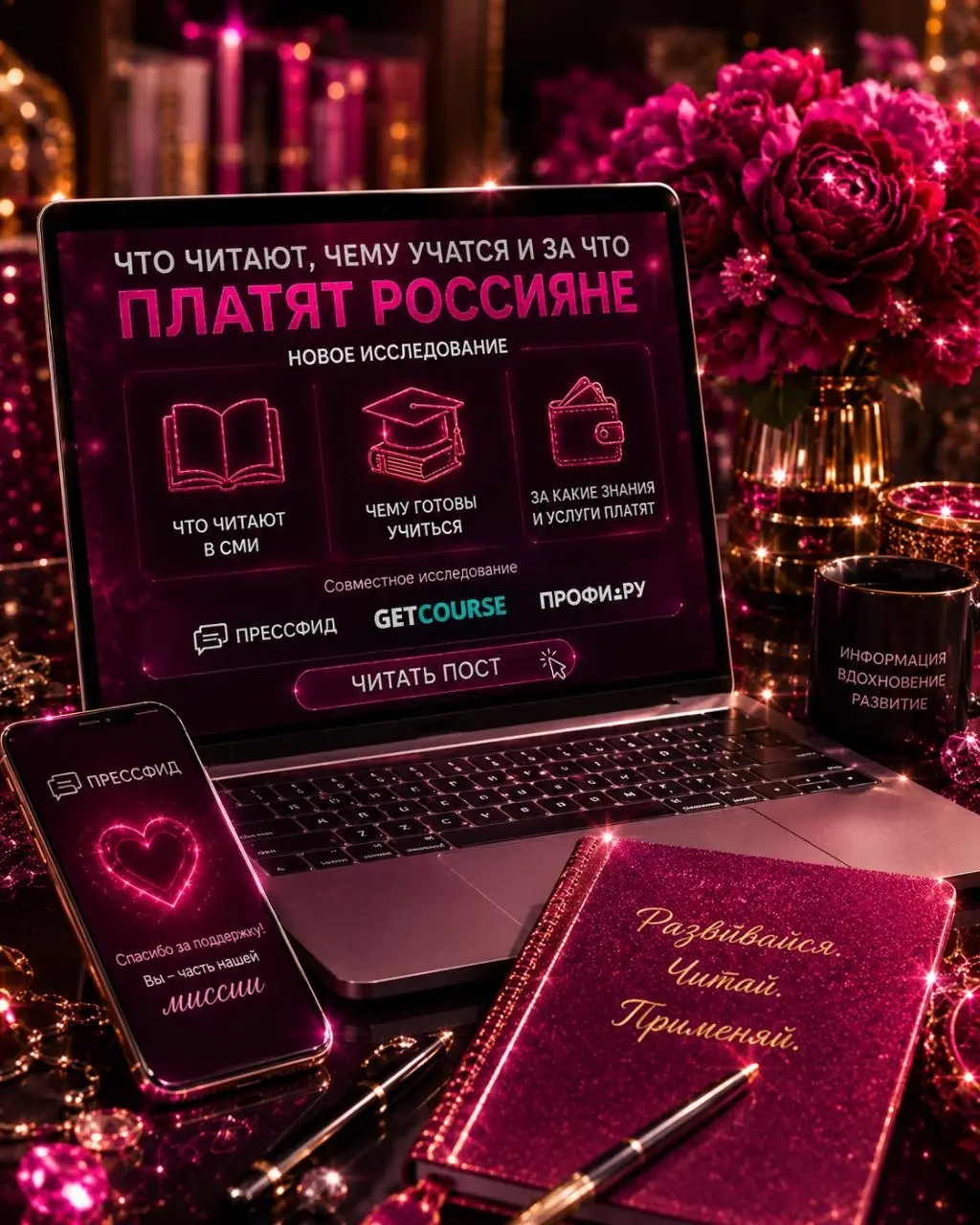 Маркетологи любят гипотезы.
Предприниматели интуицию.
А цифры любят правду.
Поэтому хотела бы поделиться с вами новым исследованием Прессфид, GetCourse и Профи | Сетка — социальная сеть от hh.ru