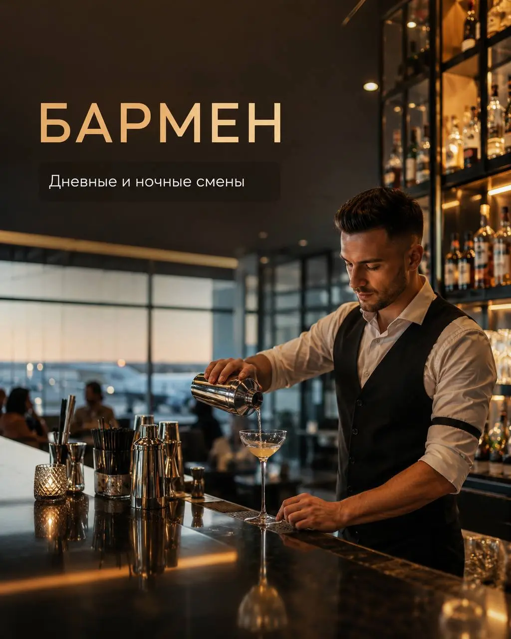 БАРМЕН
От 4 800₽/смена + чаевые (2500₽-3000₽)
AVA
• Москва, аэропорт Шереметьево
• Рестораны/Кафе
• +79261422621
Полное описание вакансии размещено в Телеграм и Макс | Сетка — социальная сеть от hh.ru