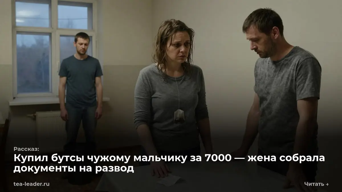 Купил бутсы чужому мальчику за 7000 — жена собрала документы на развод
— Ты купил чужому ребенку бутсы за семь тысяч, — Катя бросила на стол мятый чек из «Спортмастера» | Сетка — социальная сеть от hh.ru