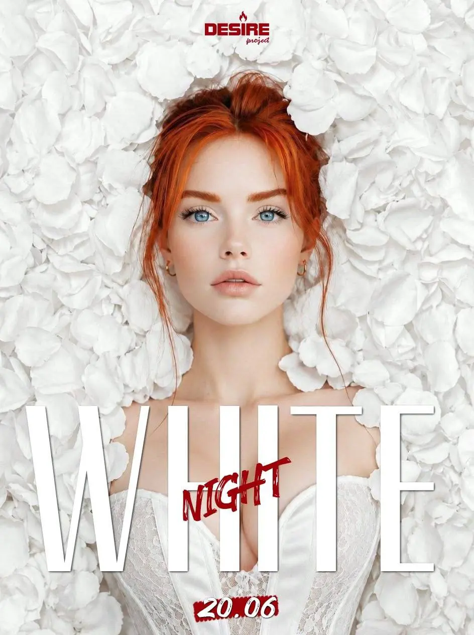 Вечеринка от DESIRE project
WHITE NIGHT
20 июня | 22:00-05:00 | г. Москва
Вечеринка WHITE NIGHT — идеальный повод ярко встретить самую светлую ночь года в окружении классных людей | Сетка — социальная сеть от hh.ru