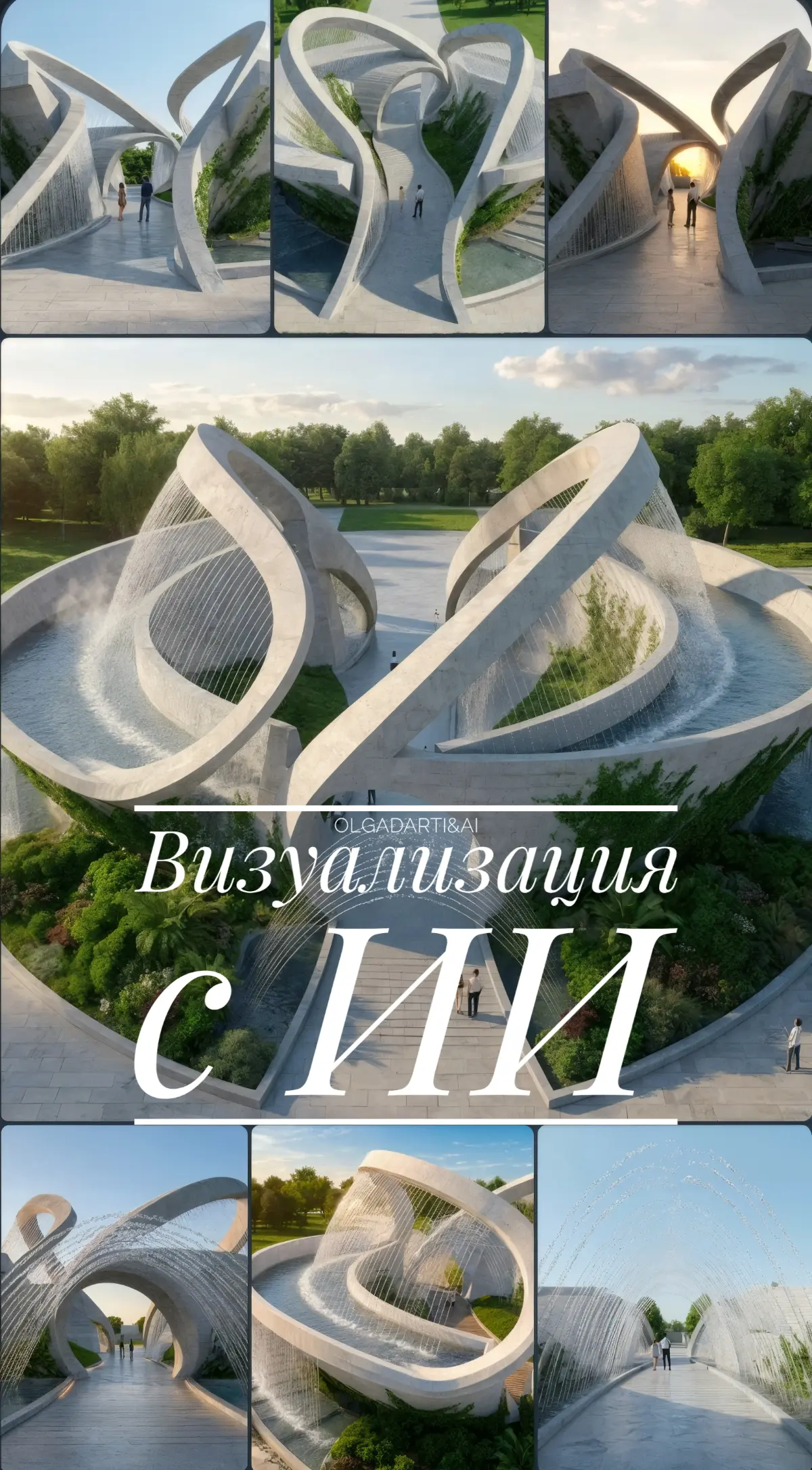 Концепт городского фонтана | Сетка — социальная сеть от hh.ru