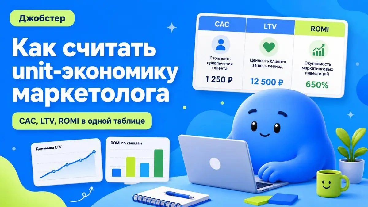 CAC, LTV и ROMI: как маркетологу считать unit-экономику | Сетка — социальная сеть от hh.ru