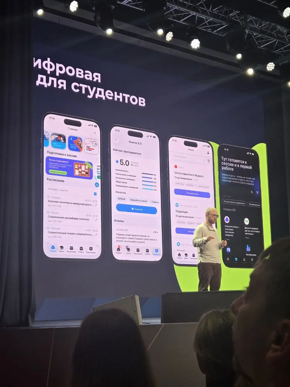 Сегодня в Сочи на «Арене единорогов» Оскара Хартманна.
Слушаю, как стартапы питчат, как инвесторы дают деньги, не дают деньги и задают неприятные вопросы. Прикольное мероприятие, не ох и ах | Сетка — социальная сеть от hh.ru