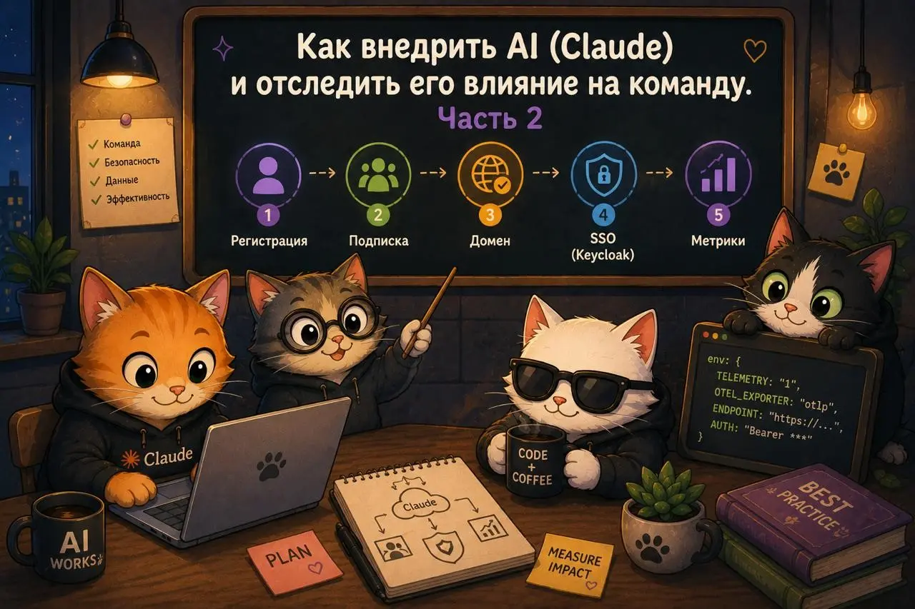 Как внедрить AI (Claude) и отследить его влияние (часть 2) | Сетка — социальная сеть от hh.ru