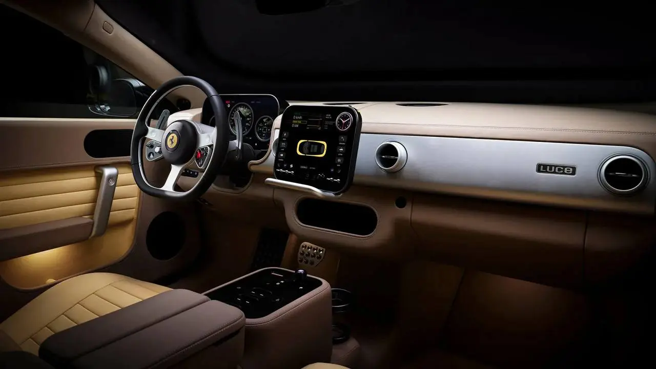 Ferrari Luce | Designer: LoveForm
Давно не писал. Отчасти из-за того, что поиск способа нормально подключаться к ТГ уже отъедает столько времени,  что жаления это делать отпадает | Сетка — социальная сеть от hh.ru