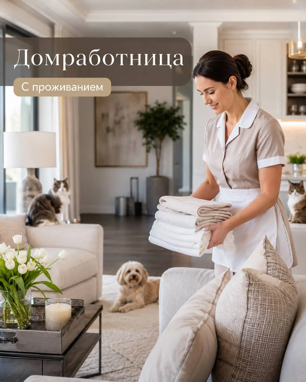 ДОМРАБОТНИЦА
От 170 000₽
Прямой работодатель
• Москва, Загородный дом
• Клининг и бытовые услуги
• +7 (936) 273-42-05
Полное описание вакансии размещено в Телеграм и Макс | Сетка — социальная сеть от hh.ru