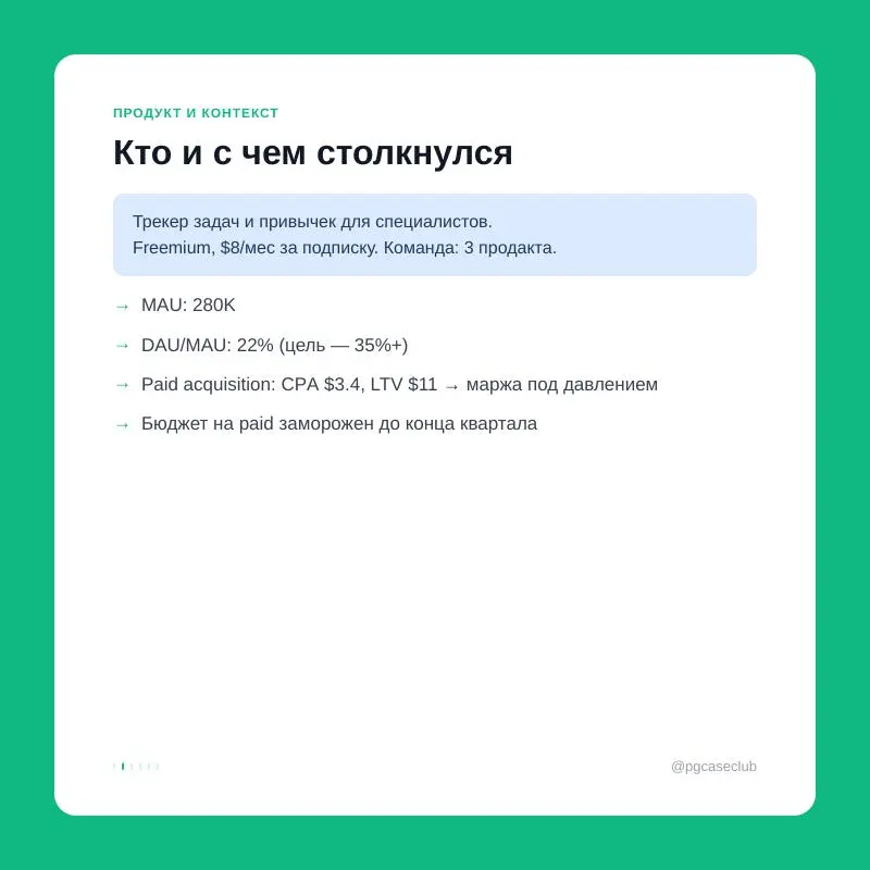 B2C app, 280K MAU, рост застрял на 5% — и $0 на рекламу. Продакт нашёл вирусную механику через «карточку гордости» и получил +38% DAU за 8 недель.
Вот как это решили | Сетка — социальная сеть от hh.ru