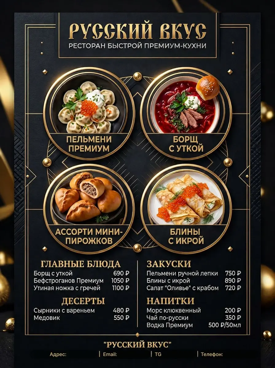 🍕🍔 Есть один интересный момент. Человек может ещё не открыть меню, но уже решить, выглядит место вкусно или нет.
Поэтому ресторанный дизайн давно перестал быть просто «расставить блюда на листочке» | Сетка — социальная сеть от hh.ru