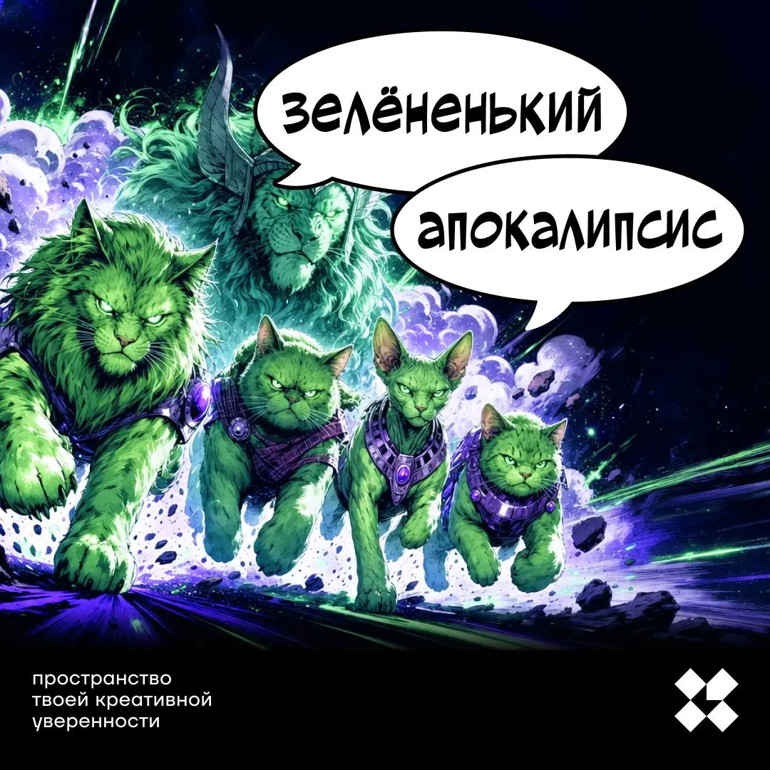 Начинаем последнюю неделю июня с забега котиков Халка, на самом деле — нет. Они что-то нам говорят | Сетка — социальная сеть от hh.ru