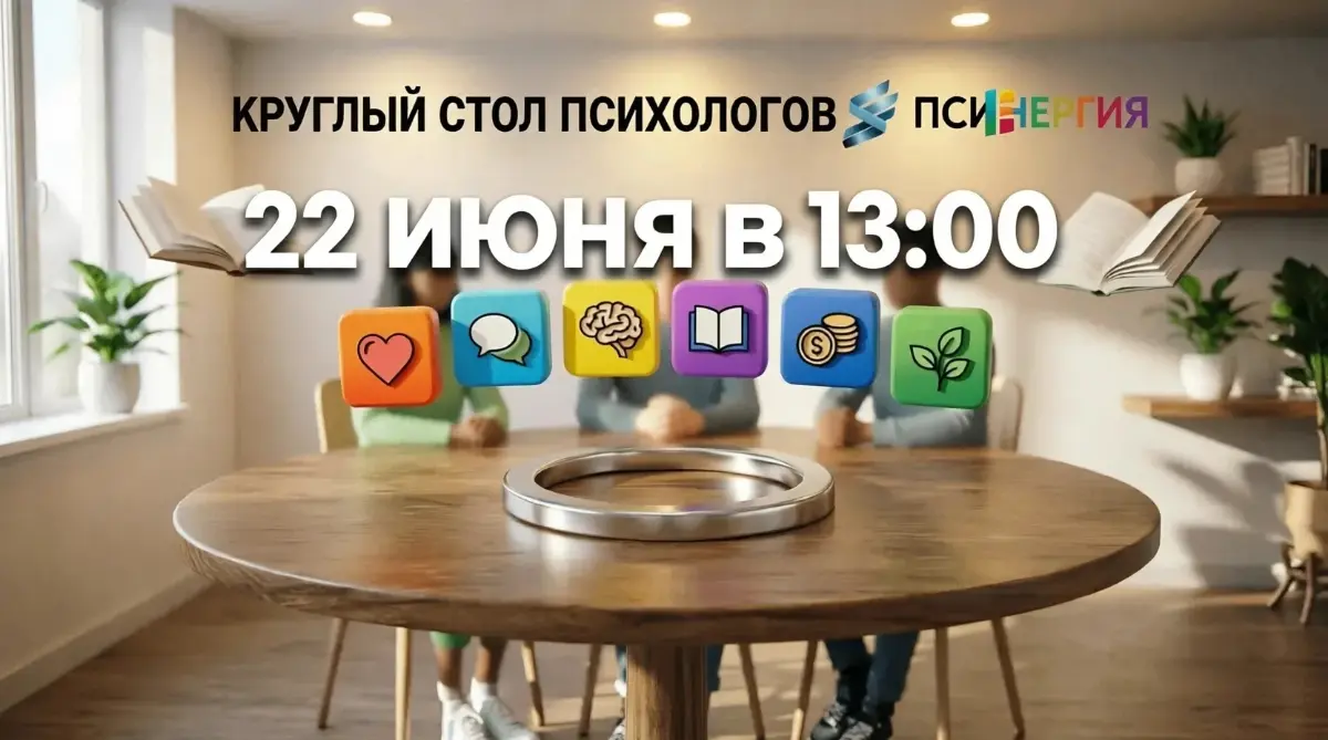 Приглашаем вас на бесплатный круглый стол профессиональных психологов!
Сегодня 22 июня в 13:00 состоится завершающий круглый стол в рамках полугодичной программы "Практика.Про" | Сетка — социальная сеть от hh.ru