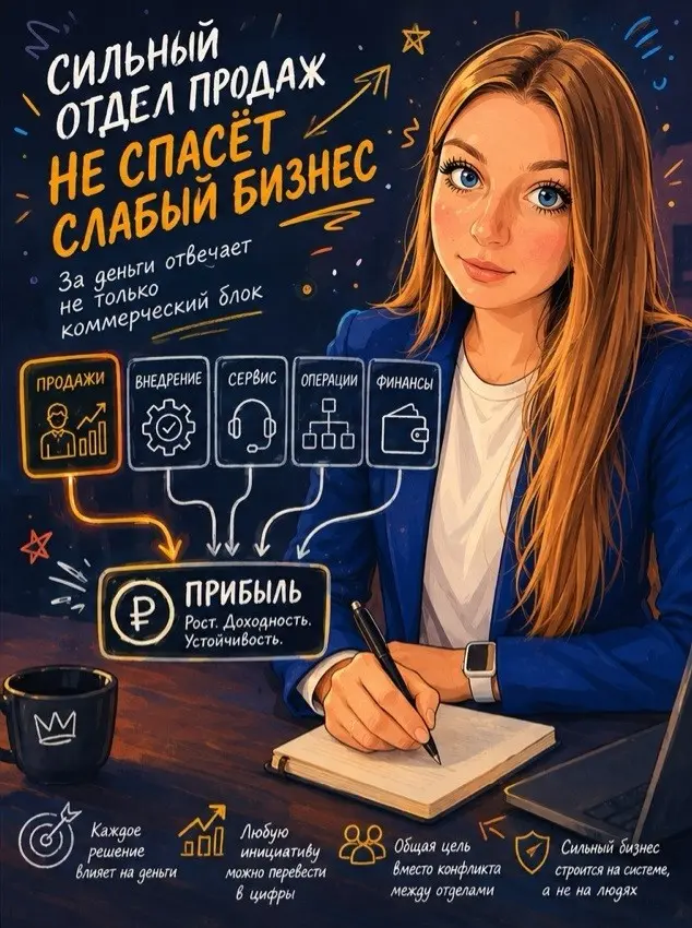 Сильный отдел продаж не спасет слабый бизнес | Сетка — социальная сеть от hh.ru