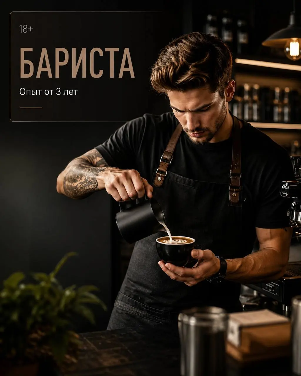 БАРИСТА
От 5 400₽/смена
(от 450₽/ч + % от продаж)
FRENCHKISS
• Москва, м. Войковская
• Рестораны/Кафе
• +79609199090
Полное описание вакансии размещено в Телеграм и Макс | Сетка — социальная сеть от hh.ru