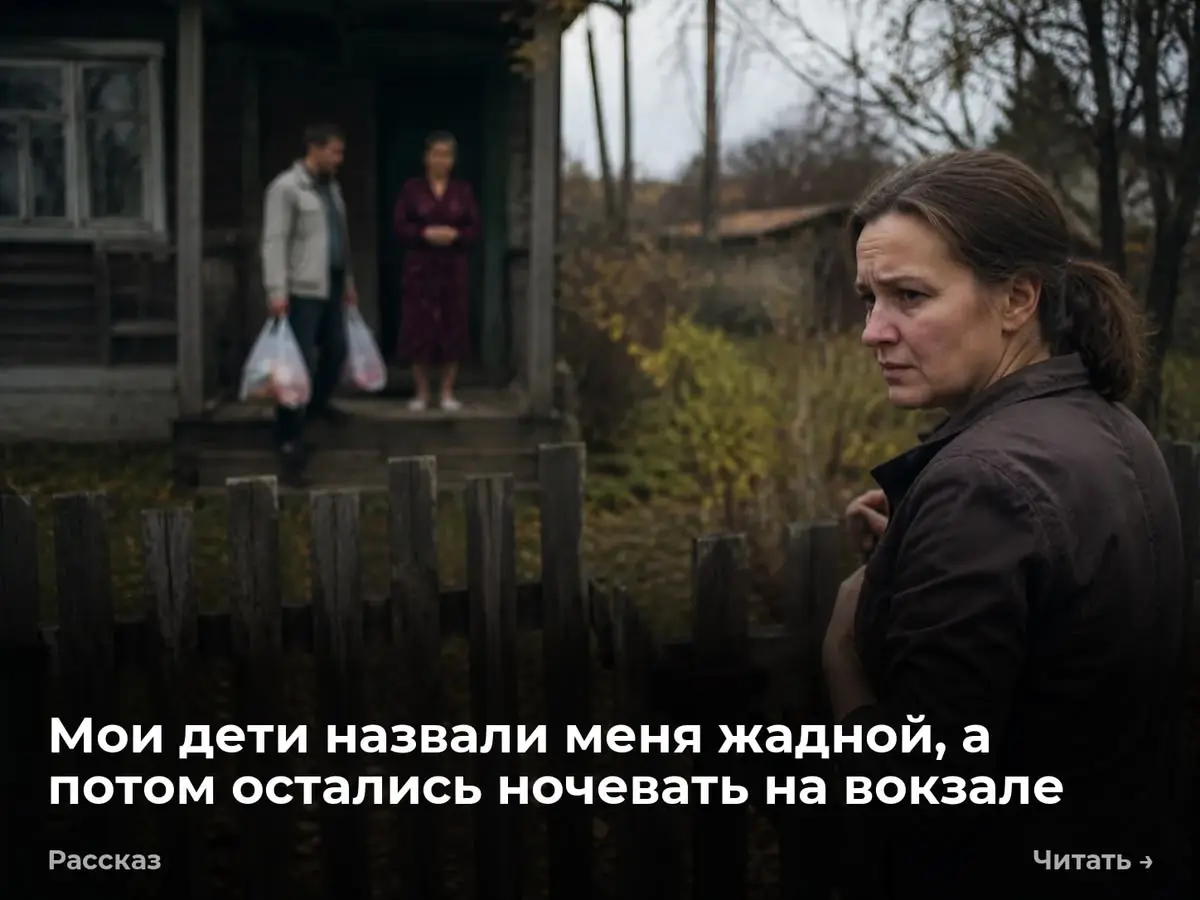 Мои дети назвали меня жадной, а потом остались ночевать на вокзале
Он стоял у калитки Томкиного дома с двумя большими пакетами. Седьмой год подряд. В один и тот же день | Сетка — социальная сеть от hh.ru