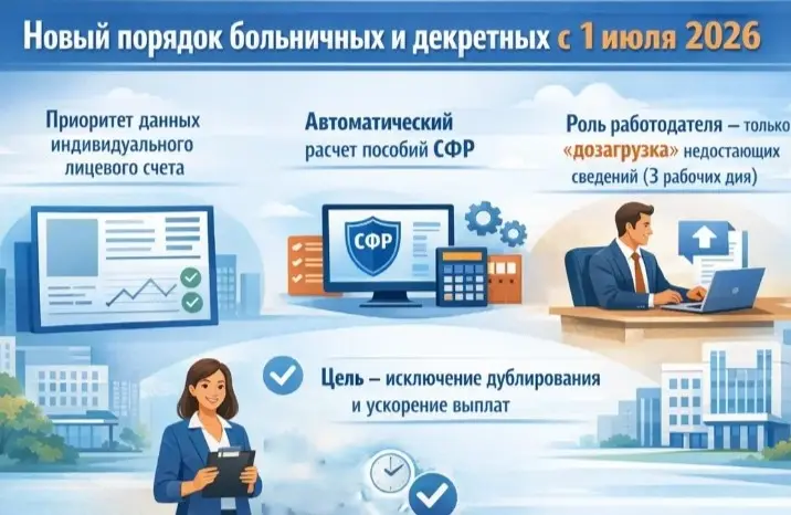 БОЛЬНИЧНЫЕ ПО-НОВОМУ уже с 01.07.2026г. | Сетка — социальная сеть от hh.ru