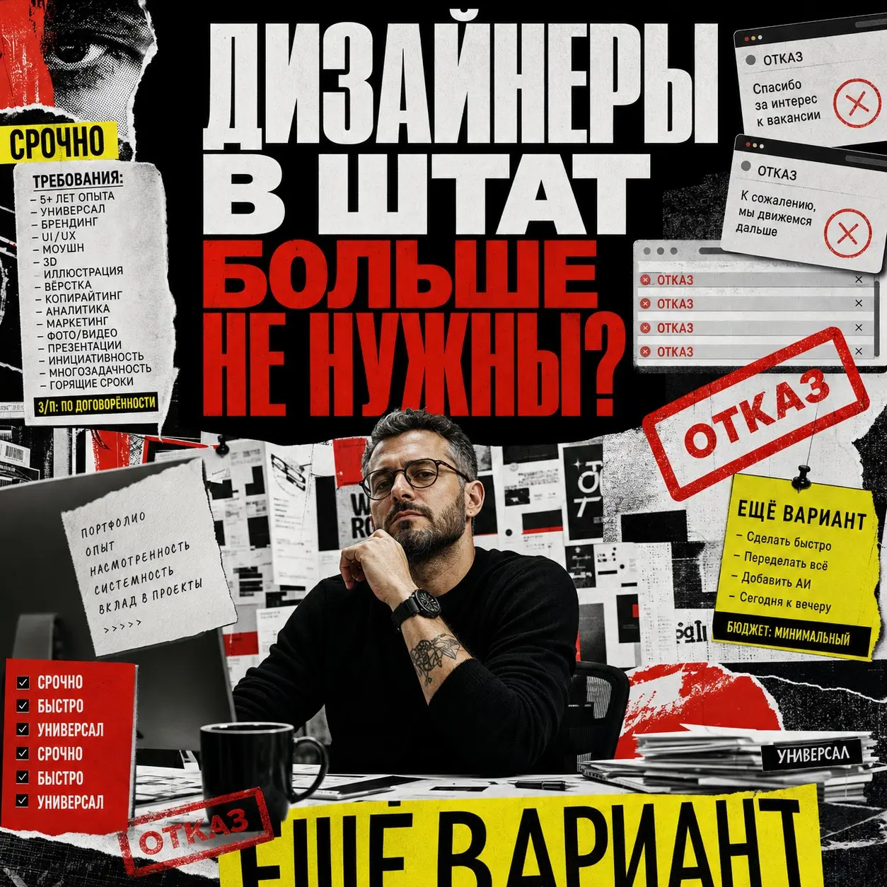 Дизайнеры в штат больше не нужны? | Сетка — социальная сеть от hh.ru