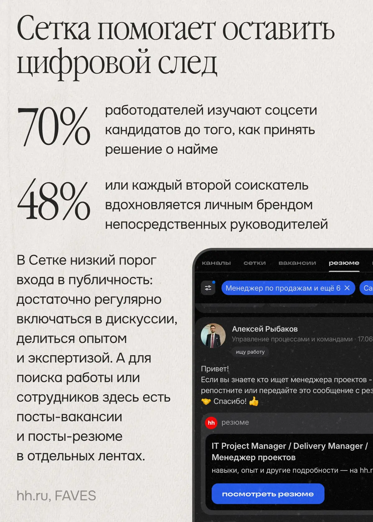 Как изменились найм и Сетка за два года | Сетка — социальная сеть от hh.ru