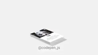 3D card — 3D-карточка поднимается и парит при наведении на неё курсора мыши. Реализована с помощью CSS и JavaScript
https://codepen.io/emoyal4/pen/MWozVXP | Сетка — социальная сеть от hh.ru
