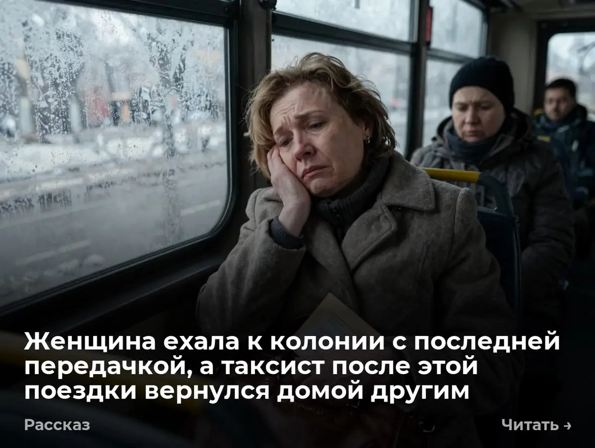 Женщина ехала к колонии с последней передачкой, а таксист после этой поездки вернулся домой другим
Утро выдалось дрянным. Из тех утренних смен, когда город еще не проснулся, но уже раздражает | Сетка — социальная сеть от hh.ru