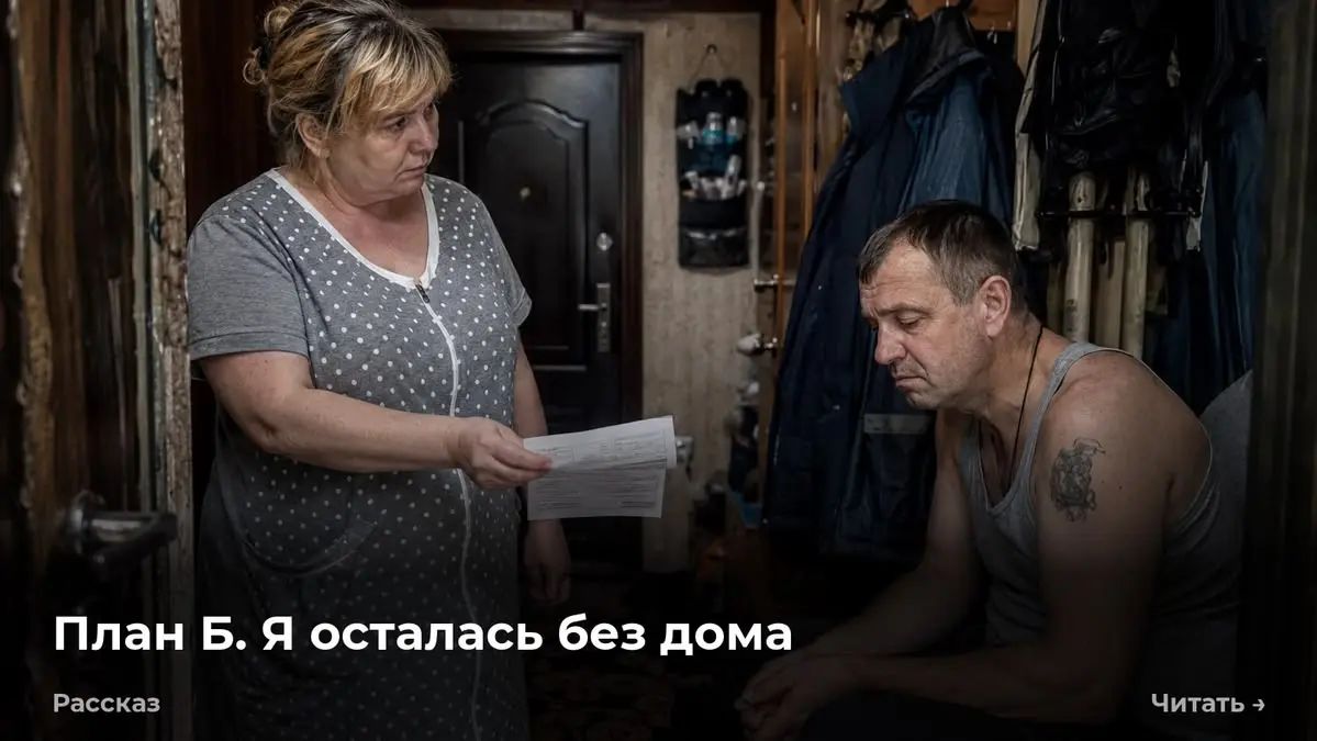 План Б. Я осталась без дома
К вечеру туман в голове окончательно рассеялся. Осталась только холодная, расчётливая злость. Я вставила ключ в замок и повернула. В квартире стояла звенящая тишина | Сетка — социальная сеть от hh.ru