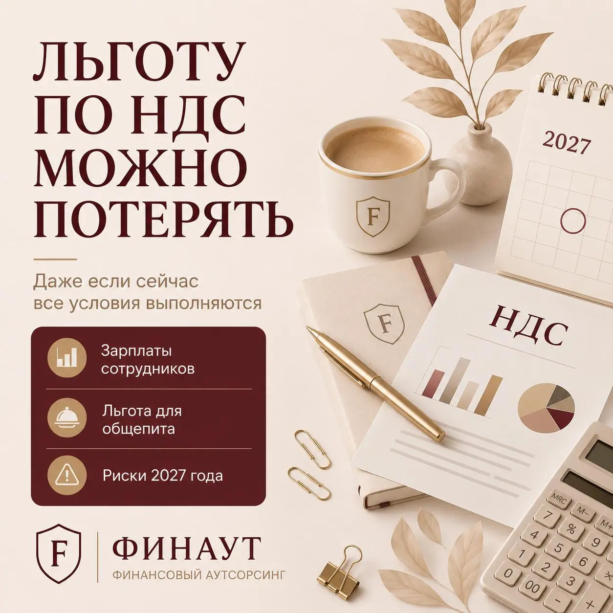 🍽 Льготу по НДС можно потерять из-за зарплат. Да, даже если сейчас всё хорошо
В 2026 году общепиту временно разрешили не смотреть на зарплатный критерий для применения льготы по НДС | Сетка — социальная сеть от hh.ru