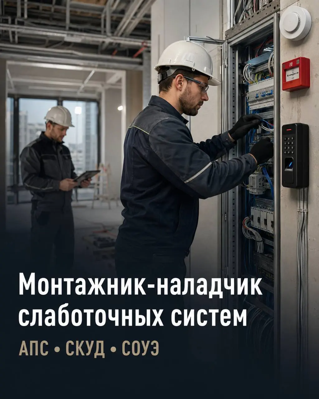 МОНТАЖНИК-НАЛАДЧИК СЛАБОТОЧНЫХ СИСТЕМ
До - 172 000₽ (до вычета налога)
Прямой работодатель
• Москва, Строительные объекты в пределах МКАД
• Строительство
• https://job.mts | Сетка — социальная сеть от hh.ru