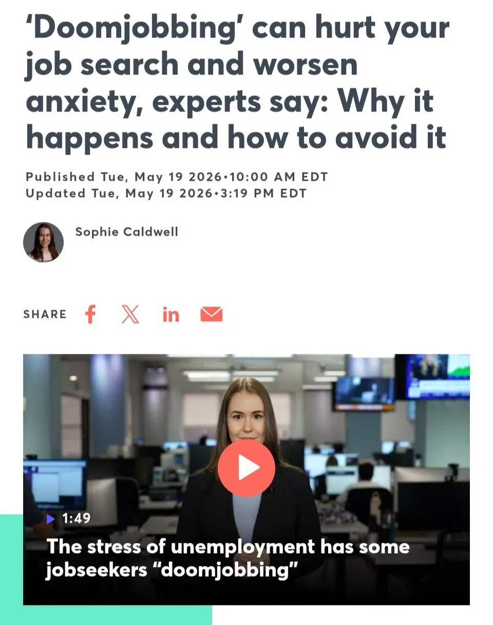 На рынке труда появился новый термин «doomjobbing». Так называют бесконечный просмотр вакансий без откликов на них | Сетка — социальная сеть от hh.ru
