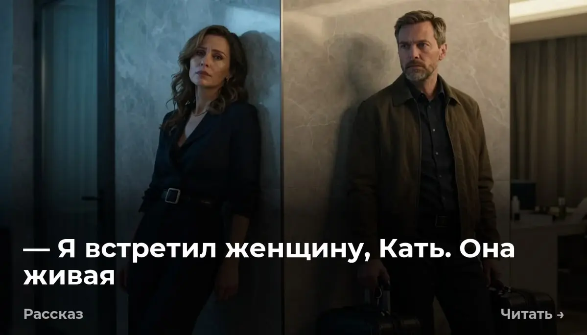 — Я встретил женщину, Кать. Она живая
Игорь застегнул молнию на черном чемодане. Звук получился громким, с легким металлическим лязгом | Сетка — социальная сеть от hh.ru