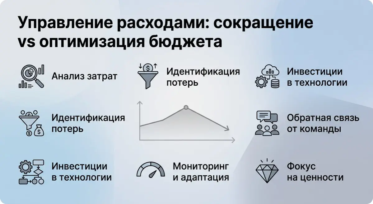 Стратегическое различие между сокращением расходов и оптимизацией бюджета — это настоящий прорыв роста и успешного управления бизнесом | Сетка — социальная сеть от hh.ru