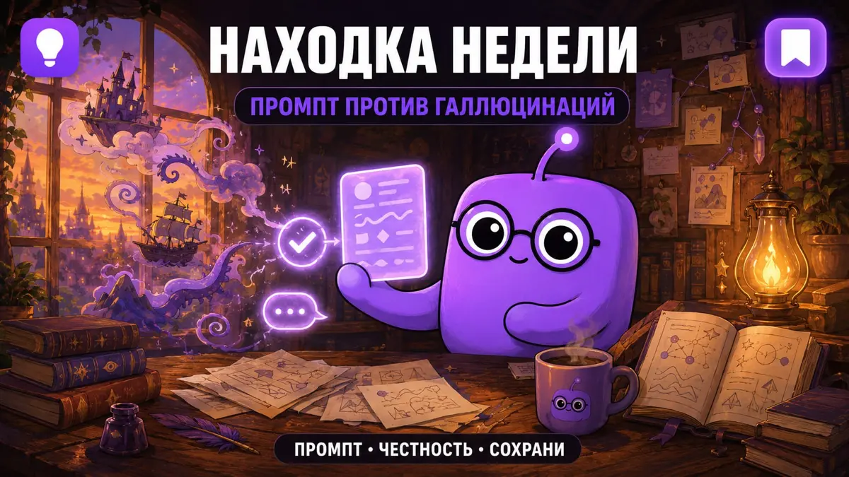 Промпт против галлюцинации | Сетка — социальная сеть от hh.ru
