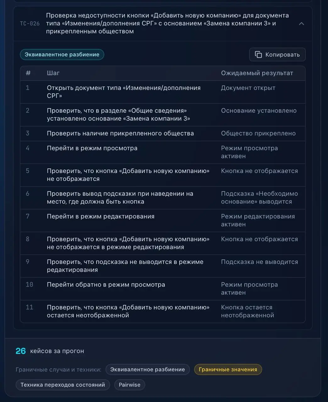 🚀 Демонстрация генерации тест-кейсов в AI JUN | Сетка — социальная сеть от hh.ru