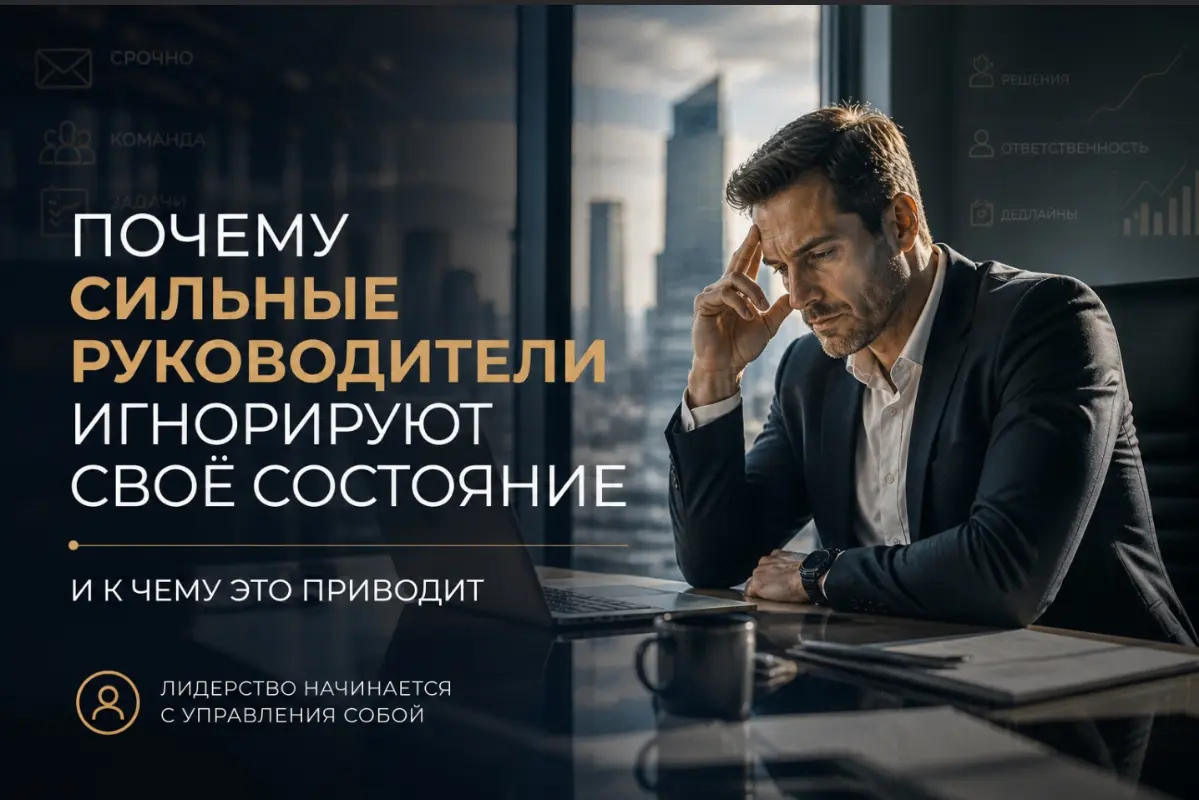Почему сильные руководители игнорируют своё состояние | Сетка — социальная сеть от hh.ru