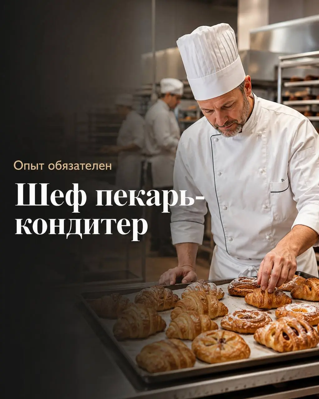 ШЕФ-ПЕКАРЬ-КОНДИТЕР
7 000₽/смена - 10 000₽/смена
Прямой работодатель
• Москва, м. Электрозаводская | Измайлово
• Рестораны/Кафе
• +79996773747
Полное описание вакансии размещено в Телеграм и Макс | Сетка — социальная сеть от hh.ru